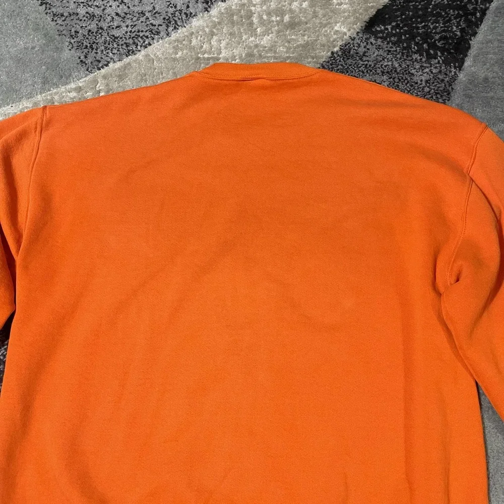 Bowling Green University Sweater Men XL Orange Russell Athletic NCAA Box Fit USA